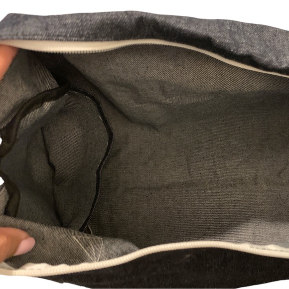 Private Party Will Workout For Cupcakes Denim Gym Bag Duffle Bag - Picture 5 of 7